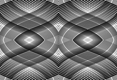 Tekrarlanabilir ve fayanslanabilir ızgara, zig-zag ağı, çapraz çapraz ve dalgalı birleşme, iç içe geçme ve iç içe geçme çizgileri. soyut kafes ve ızgara, ızgara ve ağ dokusu, desen ve arkaplan