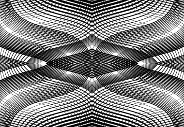 Tekrarlanabilir ve fayanslanabilir ızgara, zig-zag ağı, çapraz çapraz ve dalgalı birleşme, iç içe geçme ve iç içe geçme çizgileri. soyut kafes ve ızgara, ızgara ve ağ dokusu, desen ve arkaplan