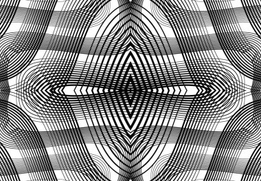 Tekrarlanabilir ve fayanslanabilir ızgara, zig-zag ağı, çapraz çapraz ve dalgalı birleşme, iç içe geçme ve iç içe geçme çizgileri. soyut kafes ve ızgara, ızgara ve ağ dokusu, desen ve arkaplan