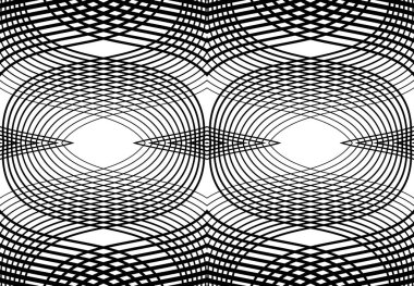 Tekrarlanabilir ve fayanslanabilir ızgara, zig-zag ağı, çapraz çapraz ve dalgalı birleşme, iç içe geçme ve iç içe geçme çizgileri. soyut kafes ve ızgara, ızgara ve ağ dokusu, desen ve arkaplan