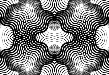 Tekrarlanabilir ve fayanslanabilir ızgara, zig-zag ağı, çapraz çapraz ve dalgalı birleşme, iç içe geçme ve iç içe geçme çizgileri. soyut kafes ve ızgara, ızgara ve ağ dokusu, desen ve arkaplan