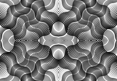 Tekrarlanabilir ve fayanslanabilir ızgara, zig-zag ağı, çapraz çapraz ve dalgalı birleşme, iç içe geçme ve iç içe geçme çizgileri. soyut kafes ve ızgara, ızgara ve ağ dokusu, desen ve arkaplan