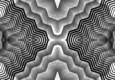 Tekrarlanabilir ve fayanslanabilir ızgara, zig-zag ağı, çapraz çapraz ve dalgalı birleşme, iç içe geçme ve iç içe geçme çizgileri. soyut kafes ve ızgara, ızgara ve ağ dokusu, desen ve arkaplan