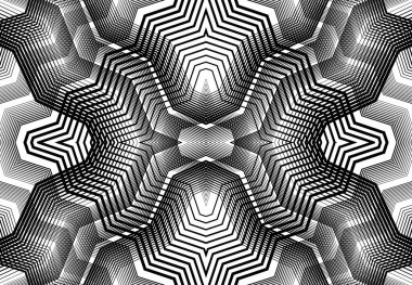 Tekrarlanabilir ve fayanslanabilir ızgara, zig-zag ağı, çapraz çapraz ve dalgalı birleşme, iç içe geçme ve iç içe geçme çizgileri. soyut kafes ve ızgara, ızgara ve ağ dokusu, desen ve arkaplan