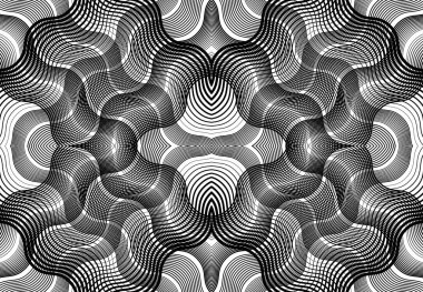 Tekrarlanabilir ve fayanslanabilir ızgara, zig-zag ağı, çapraz çapraz ve dalgalı birleşme, iç içe geçme ve iç içe geçme çizgileri. soyut kafes ve ızgara, ızgara ve ağ dokusu, desen ve arkaplan