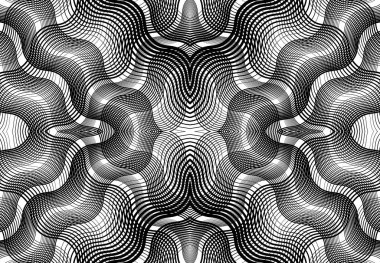 Tekrarlanabilir ve fayanslanabilir ızgara, zig-zag ağı, çapraz çapraz ve dalgalı birleşme, iç içe geçme ve iç içe geçme çizgileri. soyut kafes ve ızgara, ızgara ve ağ dokusu, desen ve arkaplan