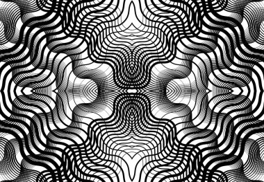 Tekrarlanabilir ve fayanslanabilir ızgara, zig-zag ağı, çapraz çapraz ve dalgalı birleşme, iç içe geçme ve iç içe geçme çizgileri. soyut kafes ve ızgara, ızgara ve ağ dokusu, desen ve arkaplan