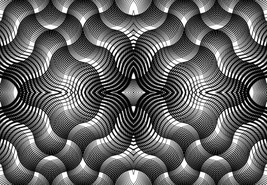 Tekrarlanabilir ve fayanslanabilir ızgara, zig-zag ağı, çapraz çapraz ve dalgalı birleşme, iç içe geçme ve iç içe geçme çizgileri. soyut kafes ve ızgara, ızgara ve ağ dokusu, desen ve arkaplan