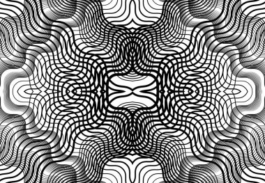 Tekrarlanabilir ve fayanslanabilir ızgara, zig-zag ağı, çapraz çapraz ve dalgalı birleşme, iç içe geçme ve iç içe geçme çizgileri. soyut kafes ve ızgara, ızgara ve ağ dokusu, desen ve arkaplan