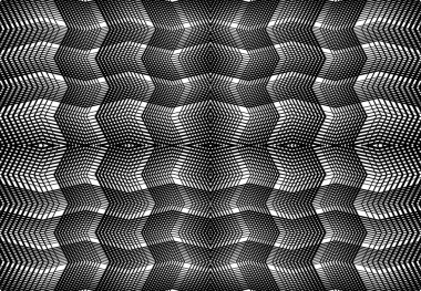 Tekrarlanabilir ve fayanslanabilir ızgara, zig-zag ağı, çapraz çapraz ve dalgalı birleşme, iç içe geçme ve iç içe geçme çizgileri. soyut kafes ve ızgara, ızgara ve ağ dokusu, desen ve arkaplan