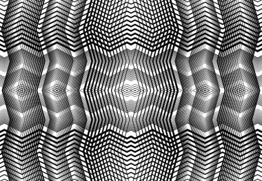 Tekrarlanabilir ve fayanslanabilir ızgara, zig-zag ağı, çapraz çapraz ve dalgalı birleşme, iç içe geçme ve iç içe geçme çizgileri. soyut kafes ve ızgara, ızgara ve ağ dokusu, desen ve arkaplan