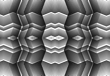 Tekrarlanabilir ve fayanslanabilir ızgara, zig-zag ağı, çapraz çapraz ve dalgalı birleşme, iç içe geçme ve iç içe geçme çizgileri. soyut kafes ve ızgara, ızgara ve ağ dokusu, desen ve arkaplan