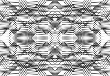Tekrarlanabilir ve fayanslanabilir ızgara, zig-zag ağı, çapraz çapraz ve dalgalı birleşme, iç içe geçme ve iç içe geçme çizgileri. soyut kafes ve ızgara, ızgara ve ağ dokusu, desen ve arkaplan