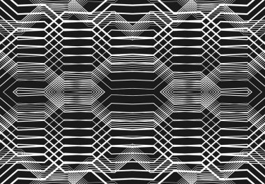 Tekrarlanabilir ve fayanslanabilir ızgara, zig-zag ağı, çapraz çapraz ve dalgalı birleşme, iç içe geçme ve iç içe geçme çizgileri. soyut kafes ve ızgara, ızgara ve ağ dokusu, desen ve arkaplan