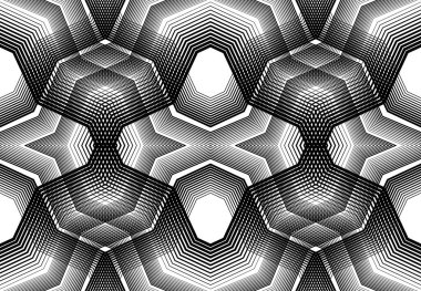 Tekrarlanabilir ve fayanslanabilir ızgara, zig-zag ağı, çapraz çapraz ve dalgalı birleşme, iç içe geçme ve iç içe geçme çizgileri. soyut kafes ve ızgara, ızgara ve ağ dokusu, desen ve arkaplan