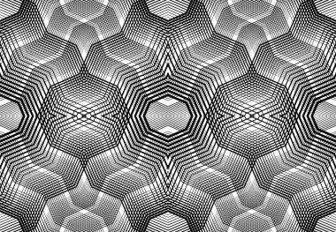 Tekrarlanabilir ve fayanslanabilir ızgara, zig-zag ağı, çapraz çapraz ve dalgalı birleşme, iç içe geçme ve iç içe geçme çizgileri. soyut kafes ve ızgara, ızgara ve ağ dokusu, desen ve arkaplan