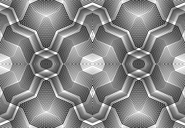 Tekrarlanabilir ve fayanslanabilir ızgara, zig-zag ağı, çapraz çapraz ve dalgalı birleşme, iç içe geçme ve iç içe geçme çizgileri. soyut kafes ve ızgara, ızgara ve ağ dokusu, desen ve arkaplan