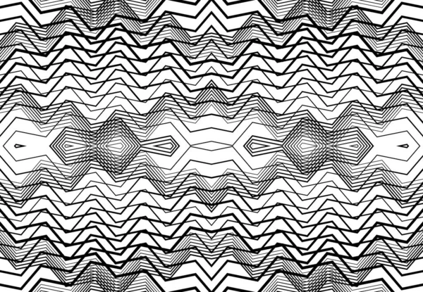 Herhaalbaar Betegelbaar Raster Mazen Van Zig Zag Criss Cross Golvend — Stockvector