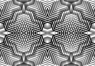 Tekrarlanabilir ve fayanslanabilir ızgara, zig-zag ağı, çapraz çapraz ve dalgalı birleşme, iç içe geçme ve iç içe geçme çizgileri. soyut kafes ve ızgara, ızgara ve ağ dokusu, desen ve arkaplan