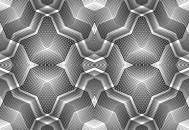 Tekrarlanabilir ve fayanslanabilir ızgara, zig-zag ağı, çapraz çapraz ve dalgalı birleşme, iç içe geçme ve iç içe geçme çizgileri. soyut kafes ve ızgara, ızgara ve ağ dokusu, desen ve arkaplan