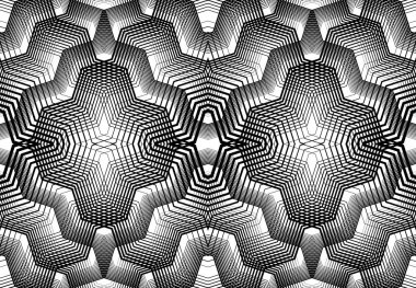 Tekrarlanabilir ve fayanslanabilir ızgara, zig-zag ağı, çapraz çapraz ve dalgalı birleşme, iç içe geçme ve iç içe geçme çizgileri. soyut kafes ve ızgara, ızgara ve ağ dokusu, desen ve arkaplan