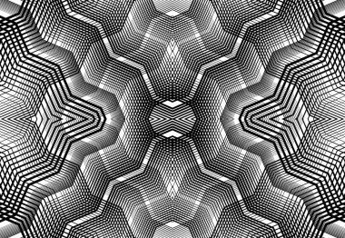 Tekrarlanabilir ve fayanslanabilir ızgara, zig-zag ağı, çapraz çapraz ve dalgalı birleşme, iç içe geçme ve iç içe geçme çizgileri. soyut kafes ve ızgara, ızgara ve ağ dokusu, desen ve arkaplan