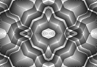 Tekrarlanabilir ve fayanslanabilir ızgara, zig-zag ağı, çapraz çapraz ve dalgalı birleşme, iç içe geçme ve iç içe geçme çizgileri. soyut kafes ve ızgara, ızgara ve ağ dokusu, desen ve arkaplan