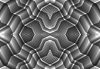 Tekrarlanabilir ve fayanslanabilir ızgara, zig-zag ağı, çapraz çapraz ve dalgalı birleşme, iç içe geçme ve iç içe geçme çizgileri. soyut kafes ve ızgara, ızgara ve ağ dokusu, desen ve arkaplan