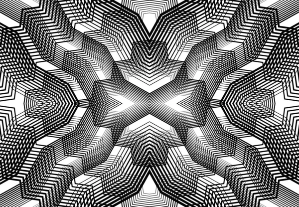 Grille Reproductible Carrelable Maille Zig Zag Entrelacement Croisé Ondulé Entrelacement — Image vectorielle