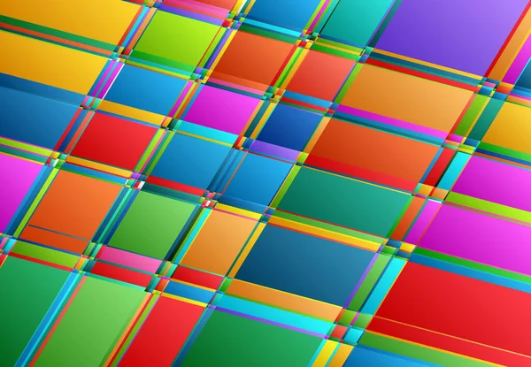Tessallation Mozaika Abstraktní Barevné Vícebarevné Geometrické Pozadí Náhodný Obdélník Čtvercové — Stockový vektor