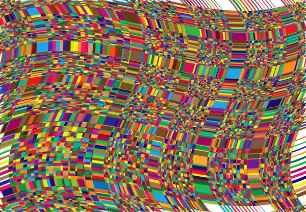 Мозаичный Фон Рисунок Замощения Красочные Волнистые Машущие Волнистые Волнистые Иллюстрации — стоковый вектор