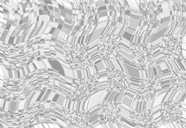 Mosaik Bakgrund Tessellation Mönster Grå Våg Vinka Och Bölja Böljande — Stock vektor