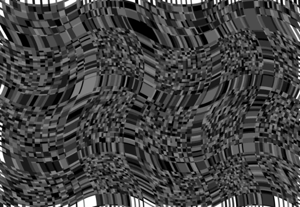 Ψηφιδωτό Φόντο Μοτίβο Tessellation Σκοτεινή Κυματιστή Κυματιστή Και Κυματιστή Κυματιστή — Διανυσματικό Αρχείο