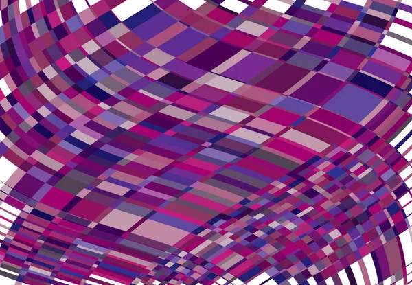 Мозаїчний Фон Візерунок Теселяції Фіолетова Хвиляста Хвиляста Хвиляста Білосніжна Ілюстрація — стоковий вектор