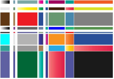 Gürültü, arıza konsepti soyut renkli vektör çizimi. Rastgele dikdörtgenler, kareler mozaik, tesselasyon geometrik arkaplan ögesi, desen ve doku