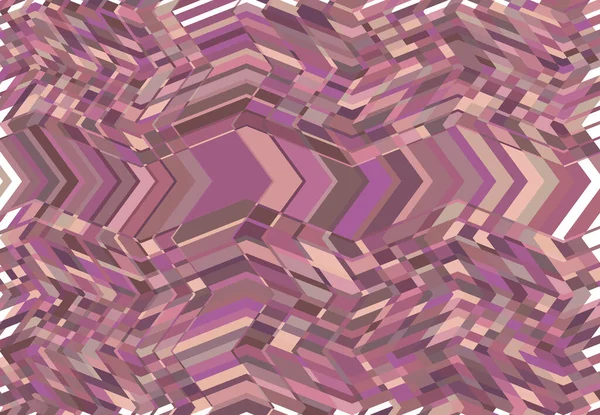 Мозаїчний Фон Візерунок Теселяції Рожева Хвиляста Хвиляста Хвиляста Білосніжна Ілюстрація — стоковий вектор
