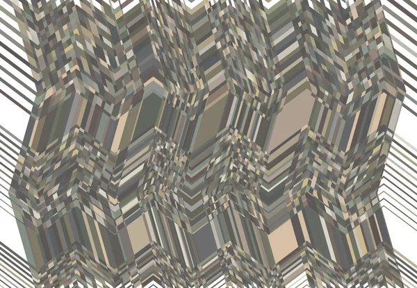 Mosaik Hintergrund Tessellation Muster Grau Wellig Winkend Und Wellig Wogende — Stockvektor