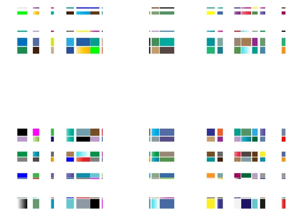 Rauschen Glitch Konzept Abstrakte Bunte Vektorillustration Zufällige Rechtecke Quadrate Mosaik — Stockvektor