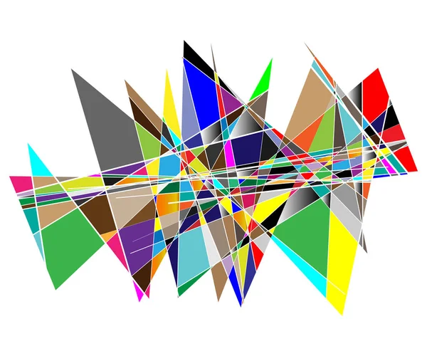 ノイズ グリッチコンセプト抽象的なカラフルなベクトルイラスト ランダムな長方形 正方形のモザイク テッセレーション幾何学的背景要素 パターンとテクスチャ — ストックベクタ