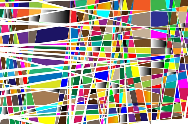 Geluid Glitch Concept Abstracte Kleurrijke Vector Illustratie Willekeurige Rechthoeken Vierkanten — Stockvector