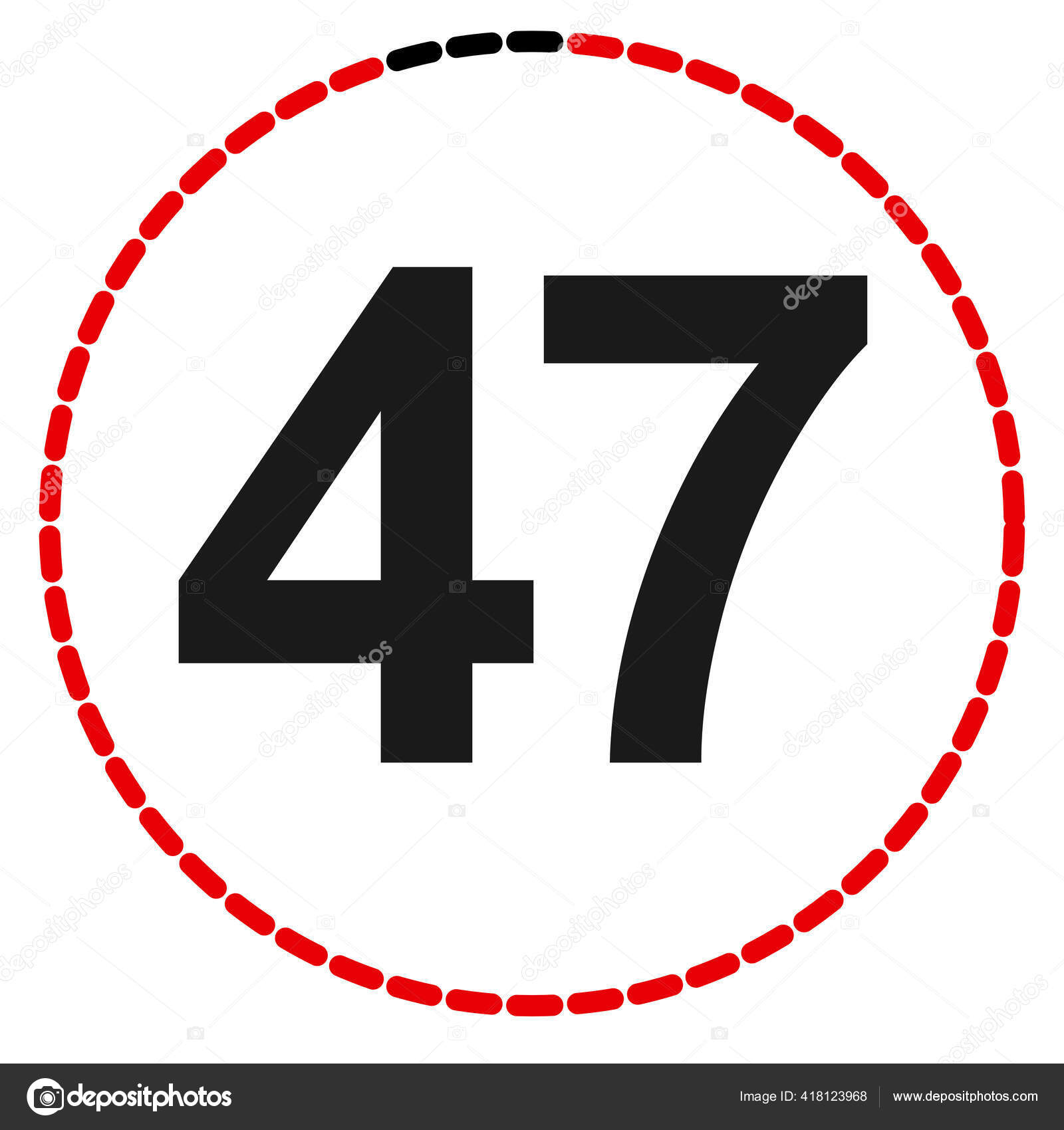 Numbers Numerals Dial Illustration Time Duration Schedule Concept Icon Turnaround Stock Vector