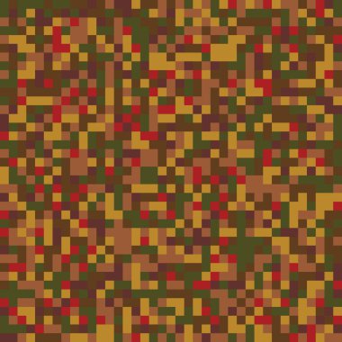 Pikselleştirme, Rastgele kareler, Rastgele renk deseni, arkaplan ve dokuyu engeller