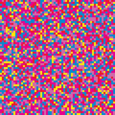 Pikselleştirme, Rastgele kareler, Rastgele renk deseni, arkaplan ve dokuyu engeller