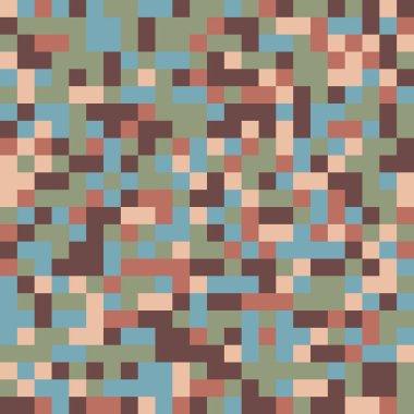 Pikselleştirme, Rastgele kareler, Rastgele renk deseni, arkaplan ve dokuyu engeller