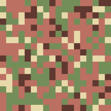 Pikselleştirme, Rastgele kareler, Rastgele renk deseni, arkaplan ve dokuyu engeller