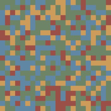 Pikselleştirme, Rastgele kareler, Rastgele renk deseni, arkaplan ve dokuyu engeller