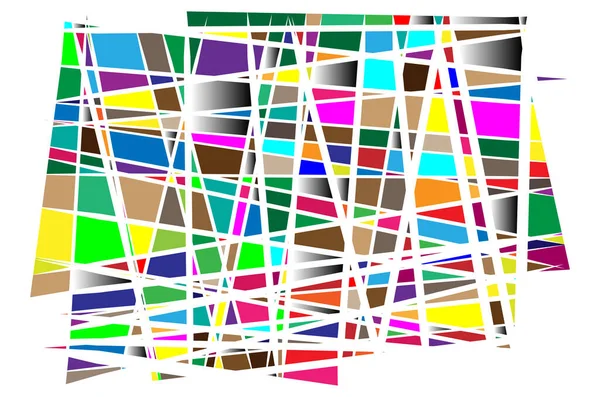 Buller Glitch Koncept Abstrakt Färgglada Vektor Illustration Slumpmässiga Rektanglar Kvadrater — Stock vektor