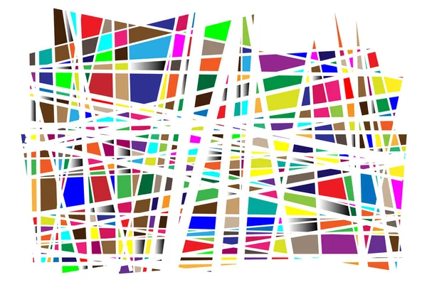 Noise Glitch Concept Abstrait Illustration Vectorielle Colorée Rectangles Aléatoires Carrés — Image vectorielle