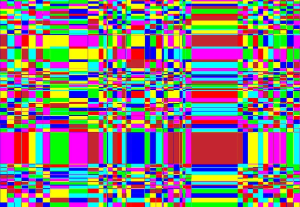 Tessallation Mosaico Abstracto Colorido Multicolor Fondo Geométrico Rectángulo Aleatorio Azulejos — Vector de stock