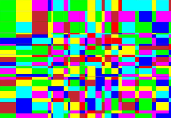 Tessallazione Mosaico Astratto Colorato Multicolore Sfondo Geometrico Rettangolo Casuale Piastrelle — Vettoriale Stock